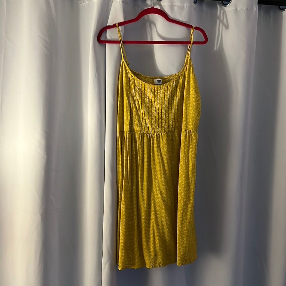 Old Navy Yellow midi dress